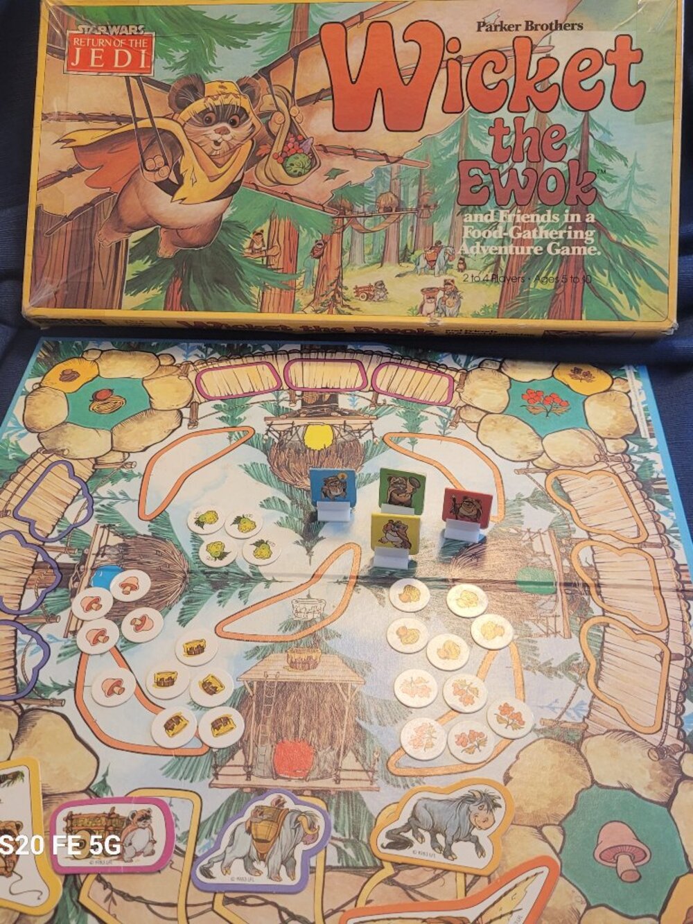 Vintage Parker Brothers  Wicket the Ewok Game
